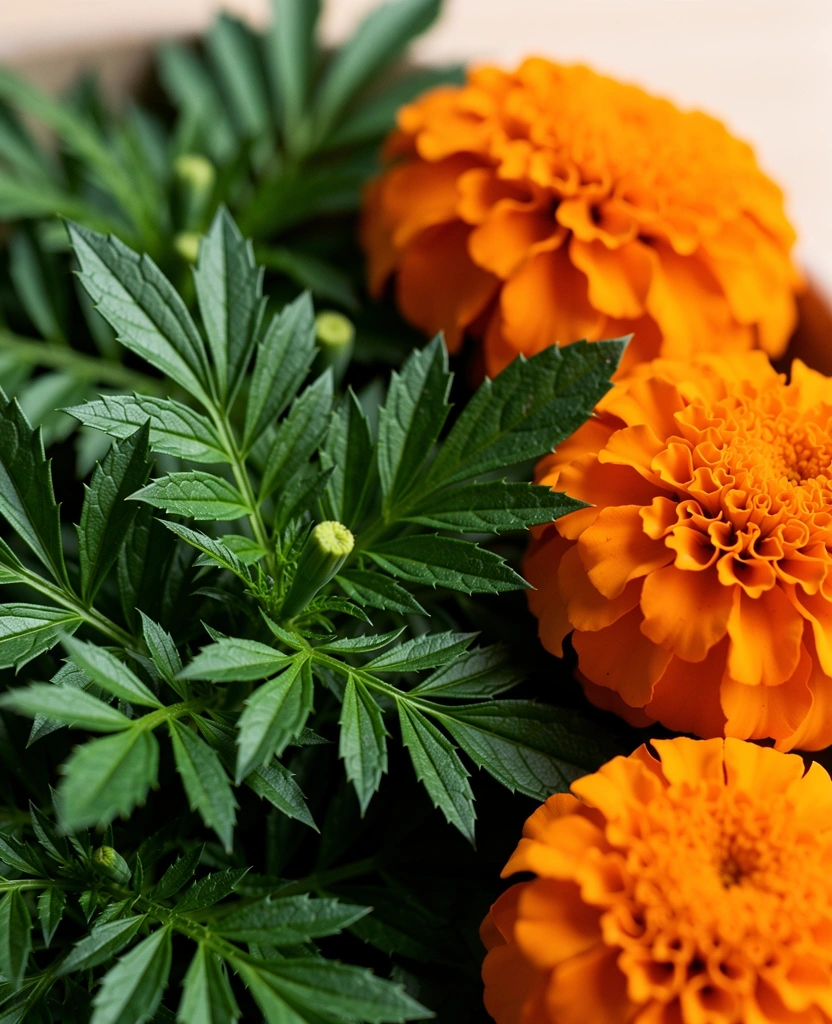 Natural botanical ingredients for visual focus